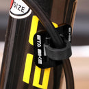 5pcs Bike Brake Cable Guide Clips Aluminium Alloy C Buckles Clamp (Black)