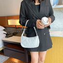 Fashion Woolen Handbag Underarm Bag Tote Solid Shoulder Travel Shopping Clutches