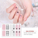 French Full Stickers Frangipani Daisy Nail Polish Stickers Nail Decor (752)