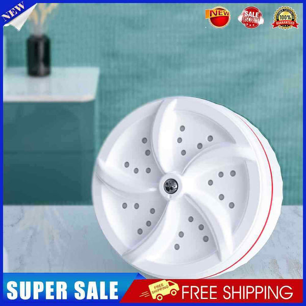 #A Portable Ultrasonic Turbo Washer Rotating Turbo Washing Machine for Home Tr