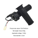 1 Pair Electric Bicycle Twist Throttle Grip E-Bike Accessories Without Switch