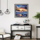 Sea Wave Diamond Painting 5D DIY Drill Point Picture Rhinestone Kit (B2272)