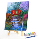 Country Bridge Oil Paint By Numbers Kits Canvas Picture DIY Wall Art Craft Decor
