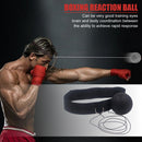 4x Muay Thai Hand Eye Training Punch Ball Boxing Reflex Speed Ball with Headband