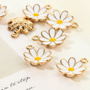 Charms Charm Beads Daisy Charm Flower Pendants Daisy Flower Flower Charm