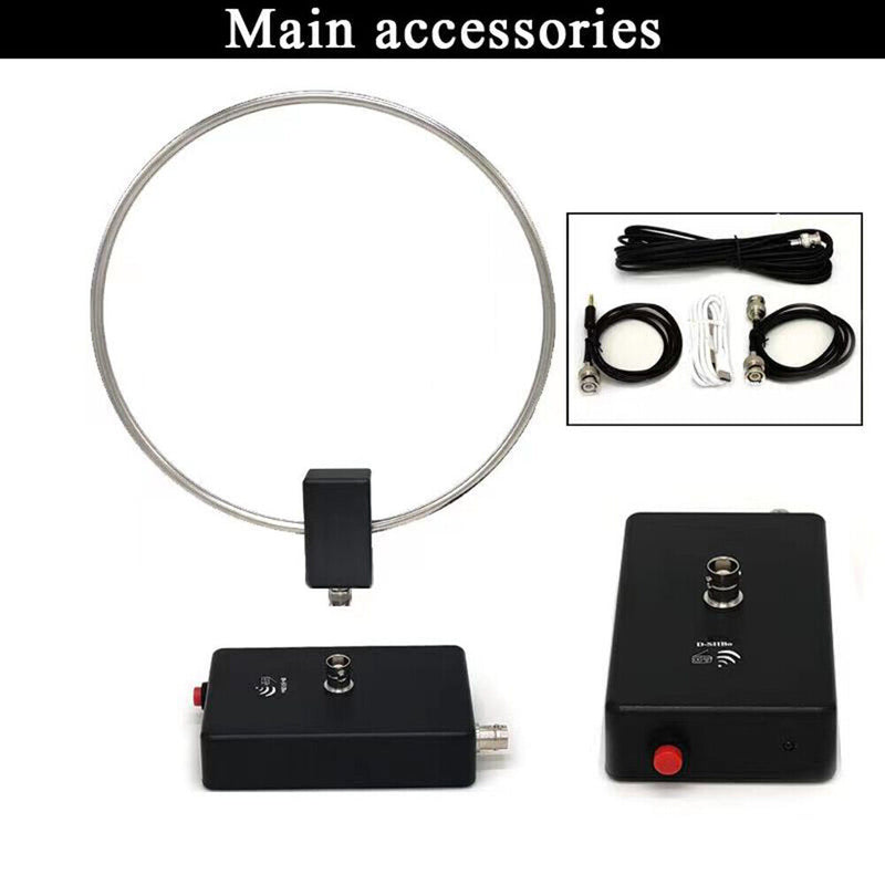 GA800 Active Loop Antenna 10KHz-159MHz RF Short Wave Small Antenna for Radios