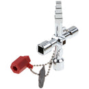 Universal Cross Square Triangle Electrical Cabinet Elevator Lift Key Wrench