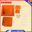 snowvirtuos 7pcs DIY Happy Birthday Metal Cutting Tools Scrapbooki