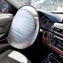 Car Steering Wheel Sunshades Sun Shade Cover Block Heat Sunscreen Insulation`