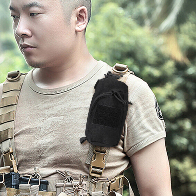 Shoulder Strap Key Flashlight Pouch Molle Outdoor Camping EDC Kits Tools Ba