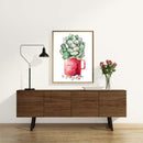 DIY Diamond Painting Kits Full Round Drill Succulent in Cup Crafts Home Decor