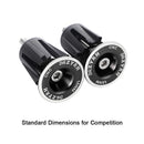 1 Pair Aluminum Bicycle Handlebar Cap Grip Bike Handlebar End Plug (Black) Newly