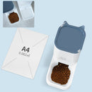 Cat Food Dish Water Bowl Pet Feeder Cats Bowl Cat Ears Shaped Protect The Spine