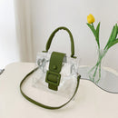 Summer PVC Clear Sling Shoulder Bag Women Transparent Totes Crossbody Handbags