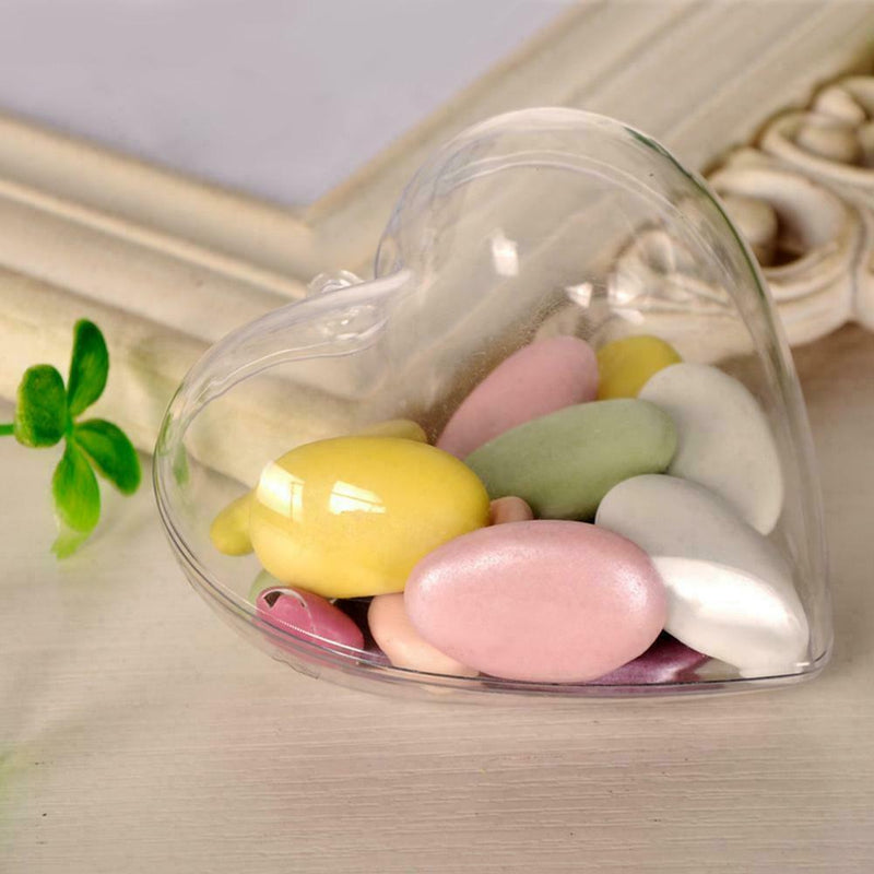 5X Christmas Tree Decor Transparent Ball Baubles Ornaments Ball DIY Xmas N0O3