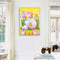 Easter Bunny Oil Paint By Numbers Kits Canvas Picture Wall Art DIY Craft Colo