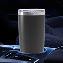 Thermal Car Mug Cup Stainless Coffee Vacuum Insulated Water Bottle (Black) Newly