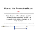 Arrows Checker Professional Arrows Shaft Straightness Tester Archery Accessories