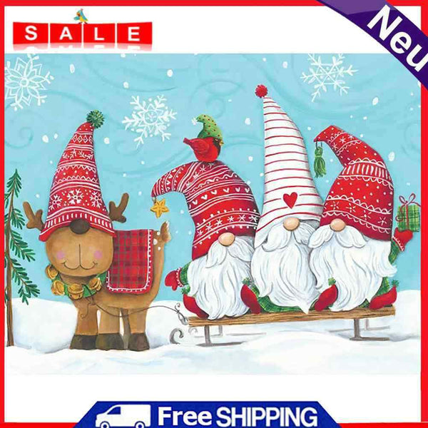 5D DIY Full Round Drill Diamond Painting Elk Goblins Mosaic Kit Art Craft Gift