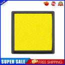 Fingerprint Square Stamp Inkpad for DIY Scrapbook Card Making Craft (Yellow