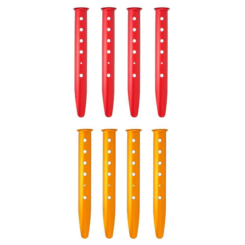 Snow & Sand Tent Stakes Pegs - Aluminum Alloy U-Shaped Tent Pegs (Golden)