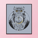 Counted DIY Cross Stitch Full Embroidery Kit Owl Series Animal Art Craft Gift