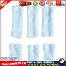 6pcs DIY Hair Curlers Flexible Silk Roller Styling Set without Heat (Blue) Newly