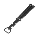 Folding Stainless Steel Beer Bottle Opener Butterfly Trainer Tools (Black) Newly