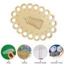 Wooden Hollow Out Cartoon Cross Stitch Threading Board Home Embroidery Holder