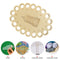 Wooden Hollow Out Cartoon Cross Stitch Threading Board Home Embroidery Holder
