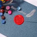 Special Love Wax Seal Stamp with Handle Retro Lacquer Seal Metal Head Decor