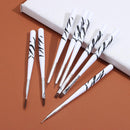 Gel Nail Art Brush Set Acrylic Dotting Nail Liner Painting Pen Carving Drawing