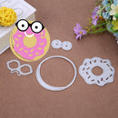 4pcs DIY Doughnut Cutting Dies Stencil Scrapbooking Embossing Paper Craft-201602
