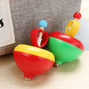 Creative Kids Pull Rope Love Gyroscope Toys Children Lighting Spinning Top