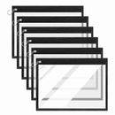 Transparent Stationery File Holder Pencil bag Zipper bag Organizer Bags