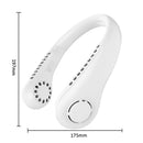 Bladeless Hanging Neck Fan Mini Leafless Mute Fans (White Upgraded Plastic)