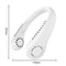 Bladeless Hanging Neck Fan Mini Leafless Mute Fans (White Upgraded Plastic)