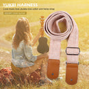 Guitar Strap Anti Slip Bass Ukulele Shoulder Belt Musical Parts (Beige) Newly