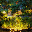 LED Shower Solar Light String Star Bottom Hollow Out Yard Lamp (Bracket B) Newly