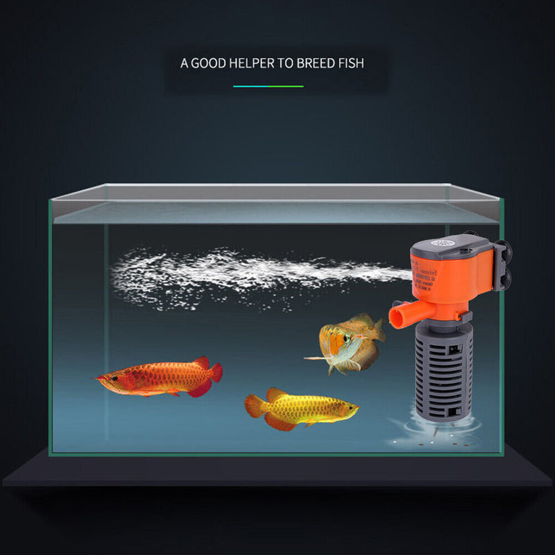 3W 5W Fish Tank Filter 3 in 1 Submersible Mini Aquarium Air Pump (XL666) Newly