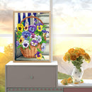 5D Diamond Painting DIY Flowers Full Round Drill Mosaic Rhinestone Art Crafts