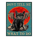 Full Embroidery Halloween Cat 3-Beach 11CT Printed Cross Stitch Cotton DIY Kit