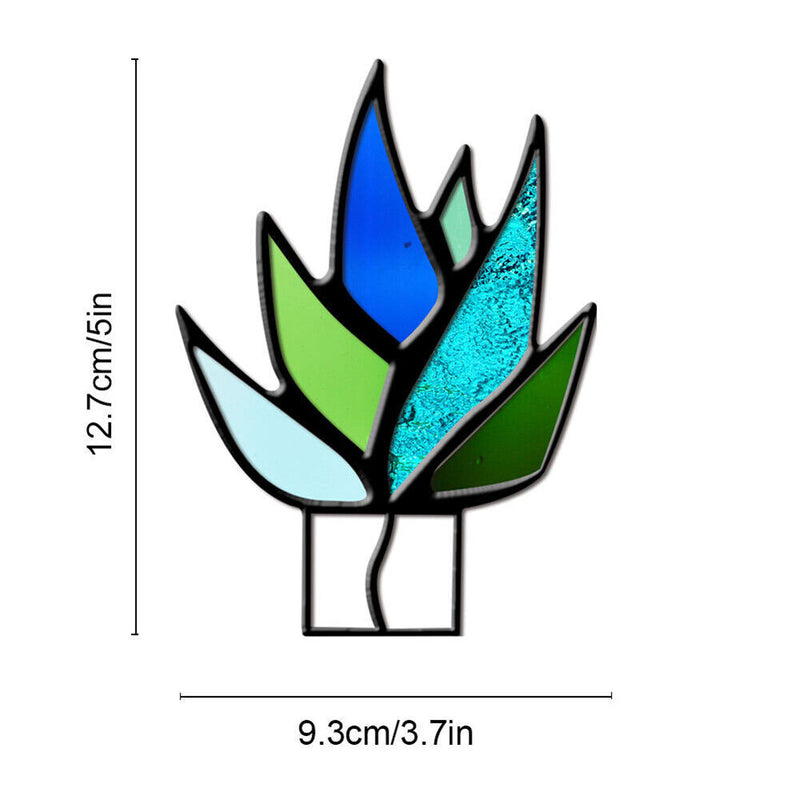 Artificial Agave Potted Plant Ornament Yard Art Home Garden Decor (TYU014D)
