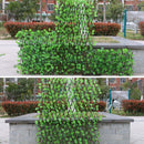 Simulation Fence Artificial Green Leaf Home Garden Yard Decor Wooden Fence Newly