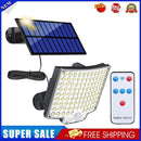 2pcs Solar Light Motion Sensor 3 Modes 106LED+Remote Control