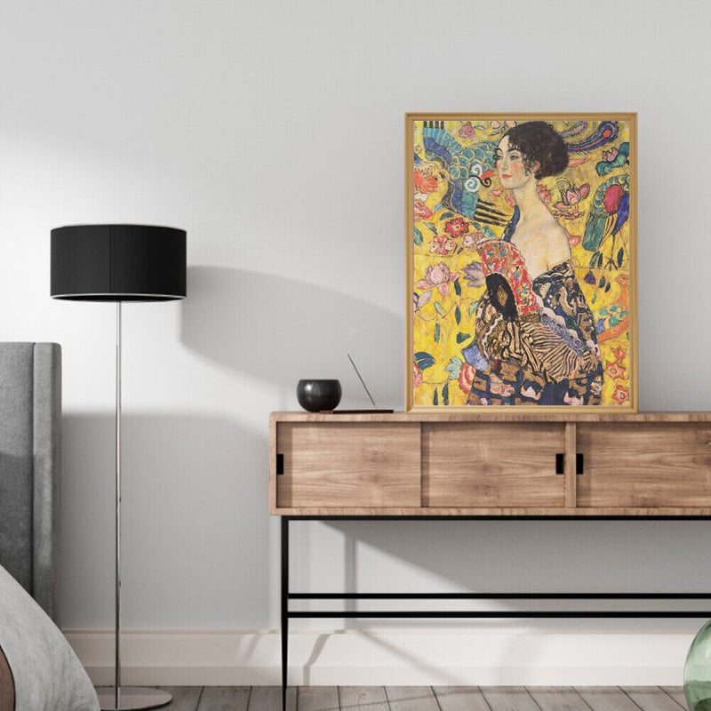 Female Art Frameless Picture Oil Paint By Numbers Hand Painted Picture for Home