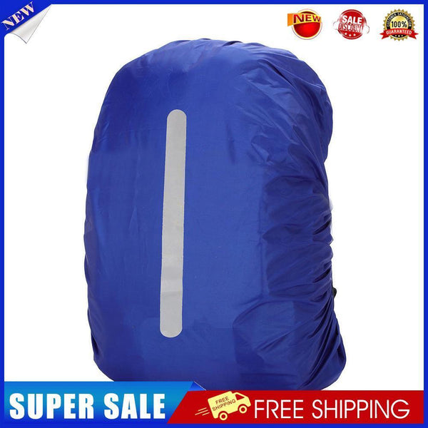 Reflective Waterproof Backpack Rain Cover Outdoor Protection Cover (Blue)