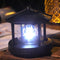 Solar Powered Lighthouse Shape Light Plastic LED Rotating Landscape Beam Lamp