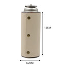 Leather Fuel Canister Sleeve Portable Gas Bottle Cover Propane Tank Holder Bag