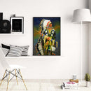 Canvas Picture Craft Full Round Religious Indians Handmade DIY Diamond Painting
